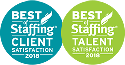 Aerotek recruiting and staffing recognized as Best of Staffing in client and talent satisfaction in 2018