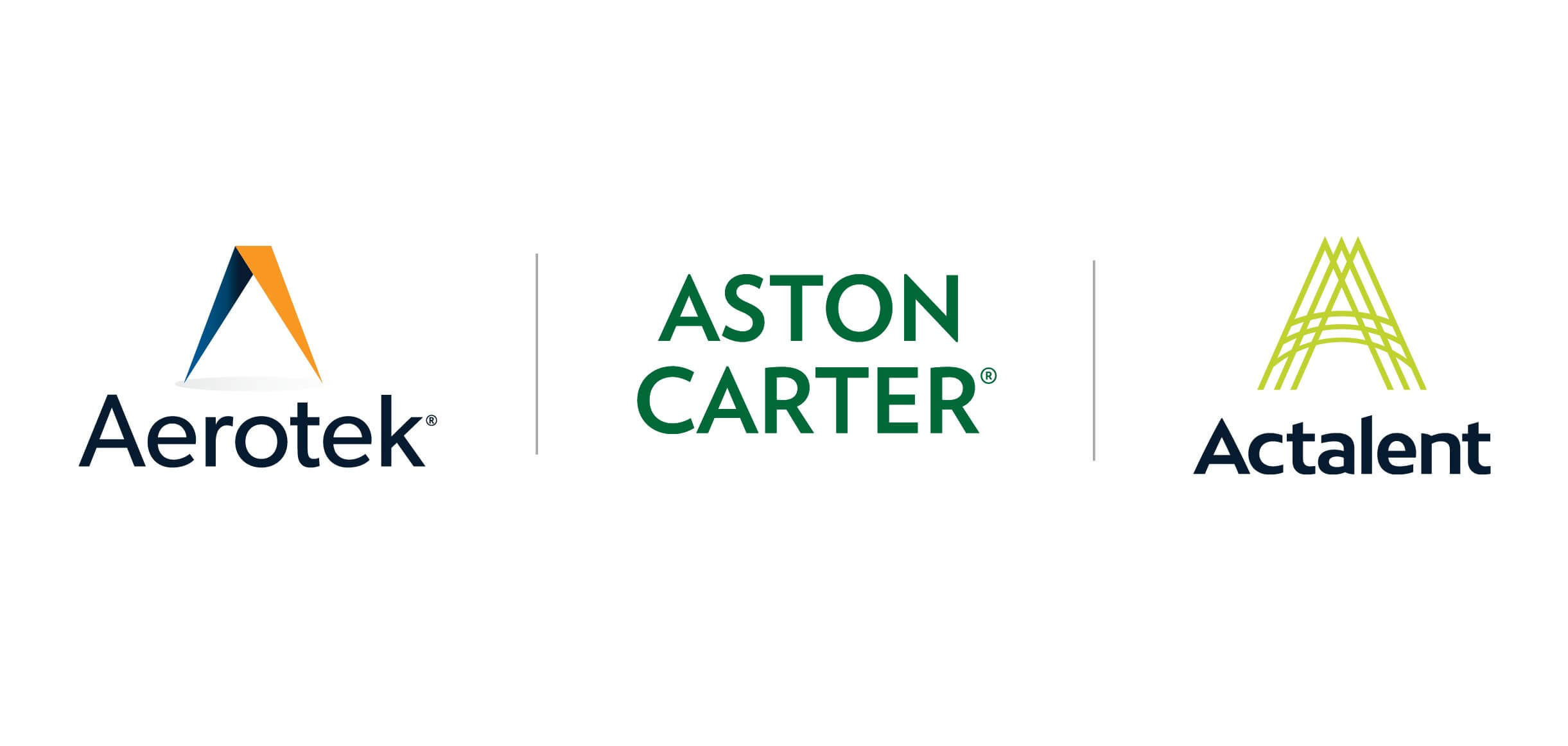 Aerotek, Aston Carter et la nouvelle marque Actalent s’alignent stratégiquement afin de fournir des solutions de talents personnalisées.